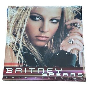 RARE SEALED Britney Spears 2005 Wall Calendar